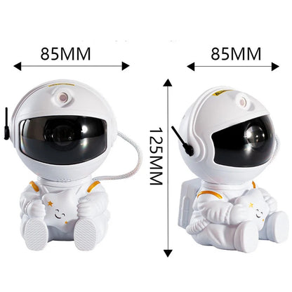 Proiettore Astronauta a LED con Effetto Galassia e Stelle